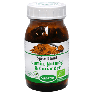 Sanatur Cumin, nutmeg & coriander 90 Capsules