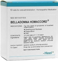 Belladonna Homaccord Ampoules