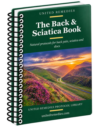 BOOK: The Back & Sciatica Book by United Remedies