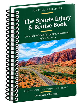 BOOK: The Sports Injury & Bruise Book by United Remedies