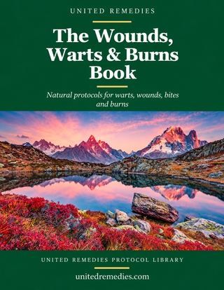 BOOK: The Wounds, Warts & Burns Book by United Remedies
