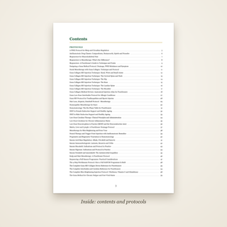 The Practitioner Edition II - contents page