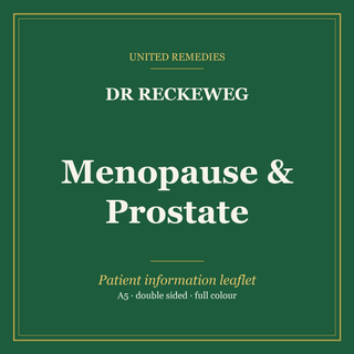 United Remedies patient leaflet: dr reckeweg menopause prostate
