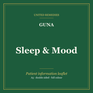 United Remedies patient leaflet: guna sleep mood