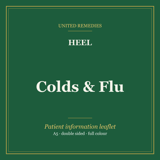United Remedies patient leaflet: heel colds flu