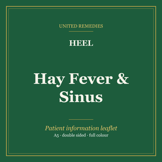 United Remedies patient leaflet: heel hay fever sinus