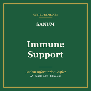 United Remedies patient leaflet: sanum immune support