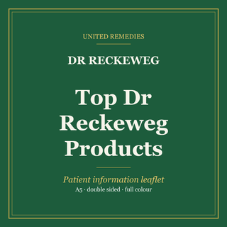 United Remedies patient leaflet: top dr reckeweg products