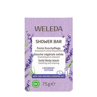 Weleda Shower Bar Solid Body Wash Lavender & Vetiver