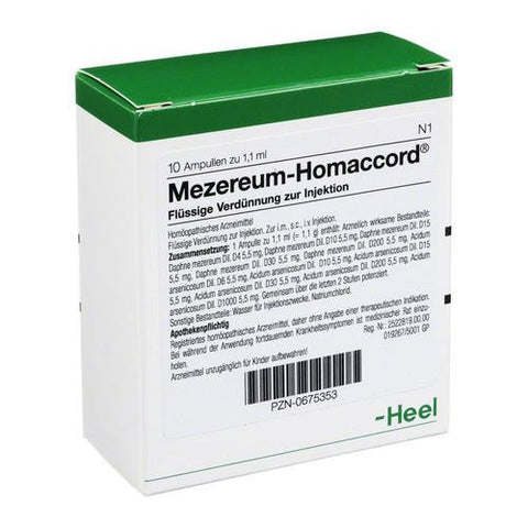 Mezereum Homaccord - Ampoules