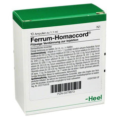 Ferrum Homaccord - 100 Ampoules