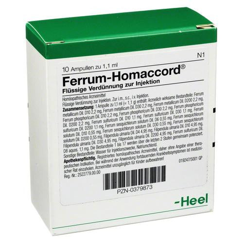 Ferrum Homaccord - Ampoules