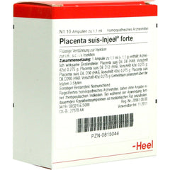Placenta suis Injeel Forte Ampoules