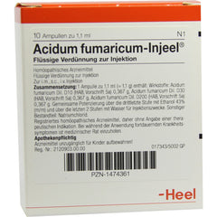 Acidum fumaricum Injeel - Ampoules