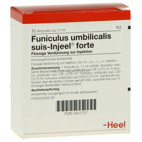 Funiculus Umbilicalis Suis-Injeel Forte - Ampoules