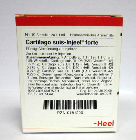 Cartilago Suis Injeel FORTE Ampoules