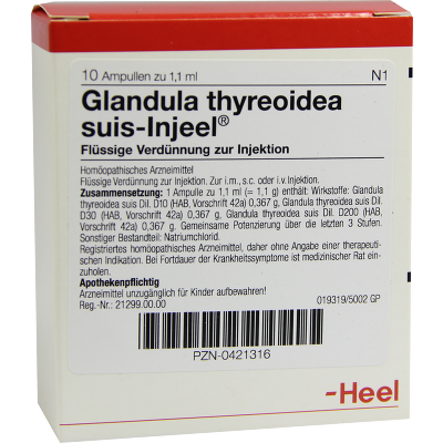 Glandula thyreoidea suis Injeel - Ampoules