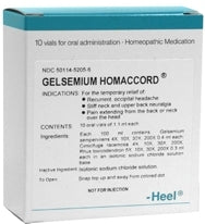 Gelsemium Homaccord - Ampoules
