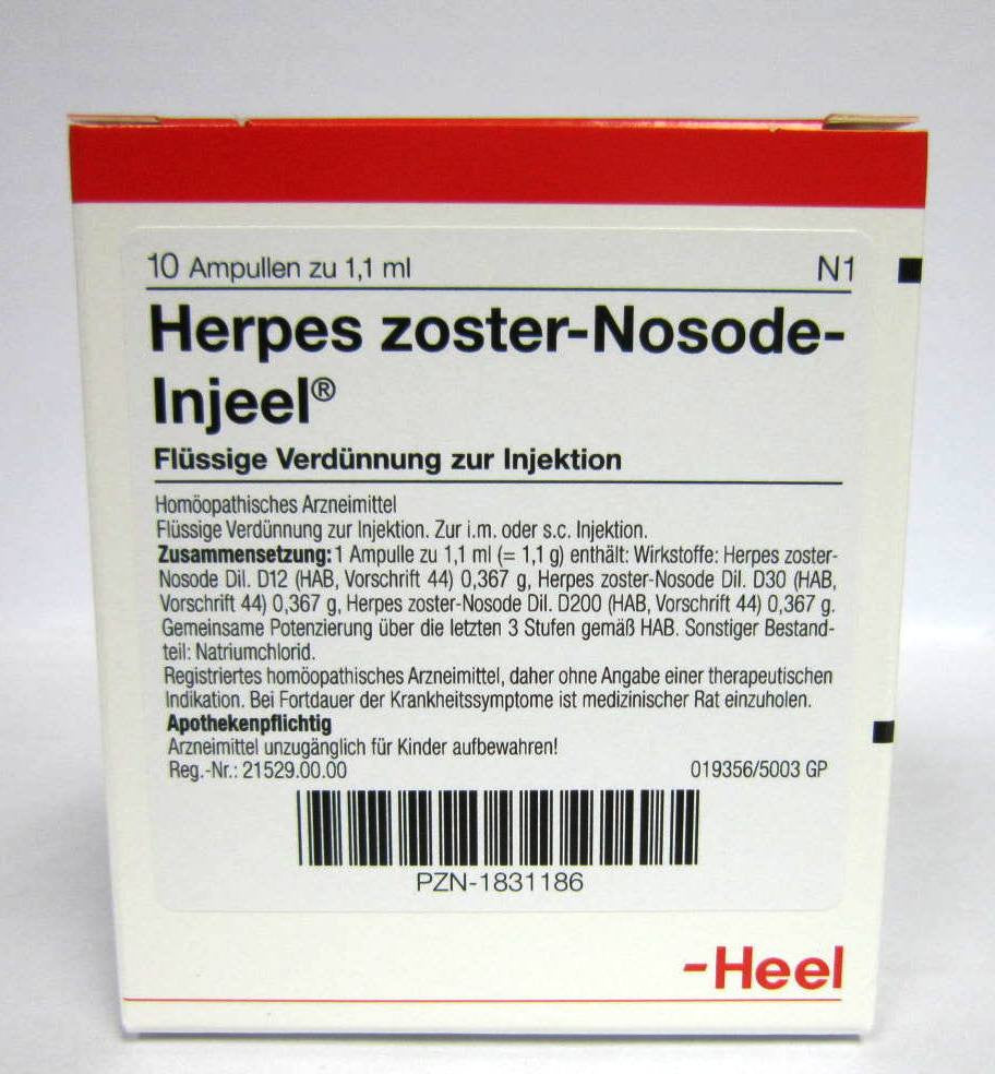 Herpes Zoster Nosode Injeel Ampoules