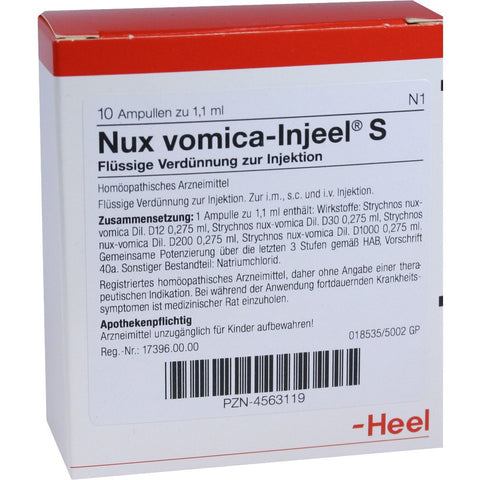 Nux Vomica Injeel S - Ampoules