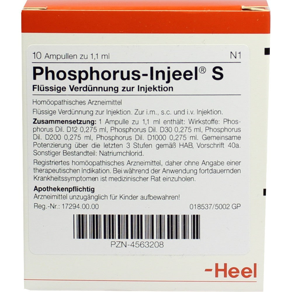 Phosphorus Injeel S - Ampoules