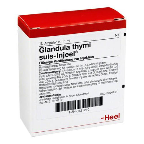 Glandula Thymi Suis Injeel  - Ampoules